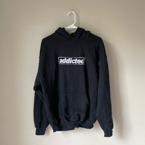addicted hoodie — adi fishman merch